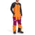 The North Face Dragline Bibs - Men's Vivid Orange/Roxbury Pink/TNF Black