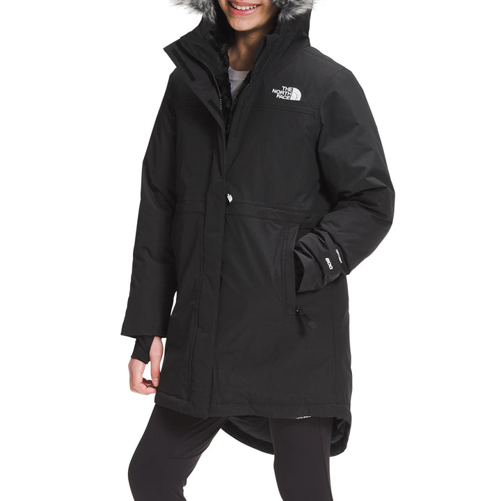 The North Face Arctic Swirl Parka Jacket - Girls' TNF Black