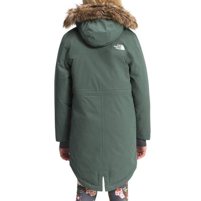 The North Face Arctic Swirl Parka Jacket - Girls' Laurel Wreath Green