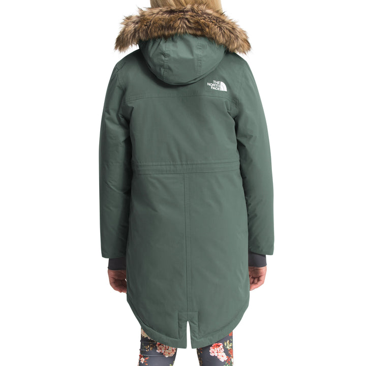 The North Face Arctic Swirl Parka Jacket - Girls' Laurel Wreath Green