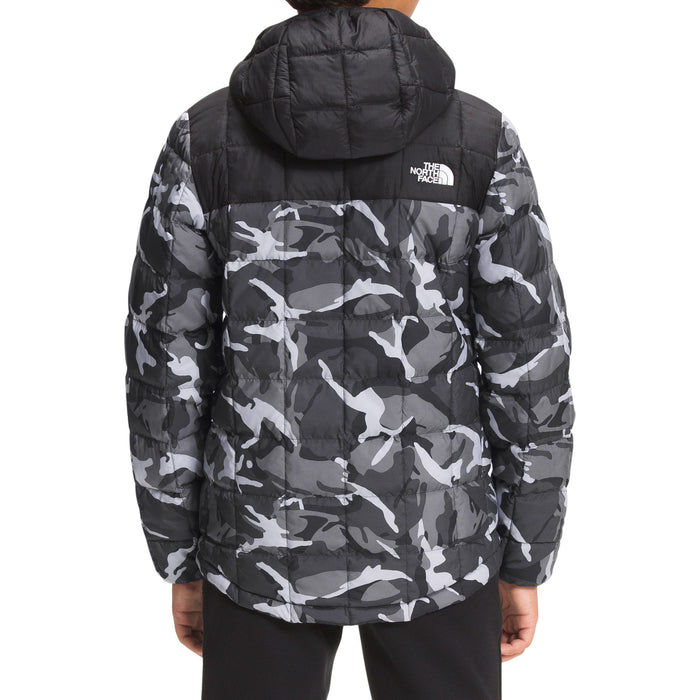 The North Face Printed ThermoBall Eco Hoodie - Boys' Asphalt Grey Explorer Camo Print