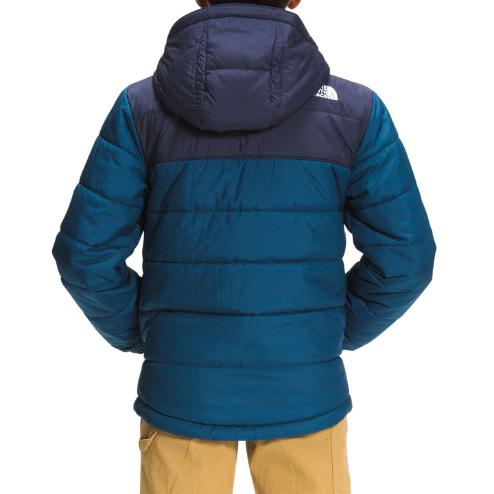The North Face Reversible Mount Chimbo Full Zip Hooded Jacket - Boys' Monterey Blue