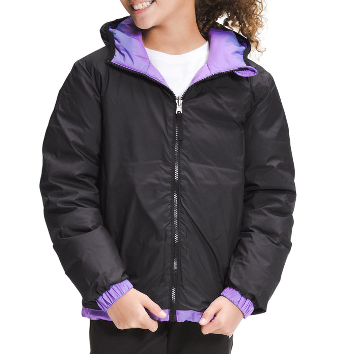 The North Face Printed Hyalite Down Jacket - Girls' Sweet Violet/Iridescent