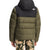 The North Face Moondoggy Hoodie - Kids' Burnt Olive Green/TNF Black
