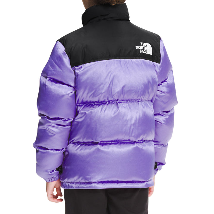 The North Face Printed 1996 Retro Nuptse Jacket - Kids' Sweet Violet/Metallic/TNF Black