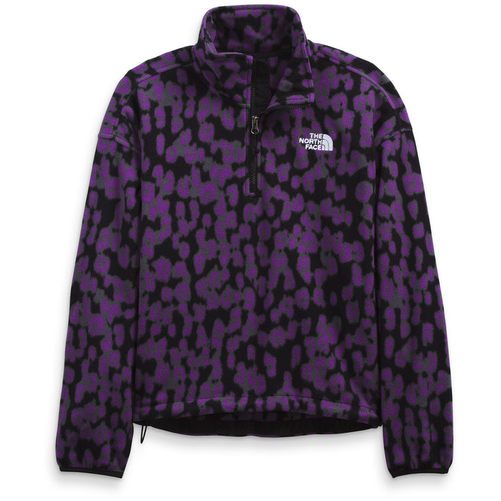 The North Face Printed TKA Kataka 1/4 Zip Fleece - Women's Gravity Purple Leopard Print