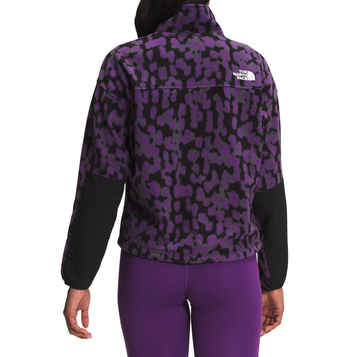 The North Face Printed TKA Kataka 1/4 Zip Fleece - Women's Gravity Purple Leopard Print