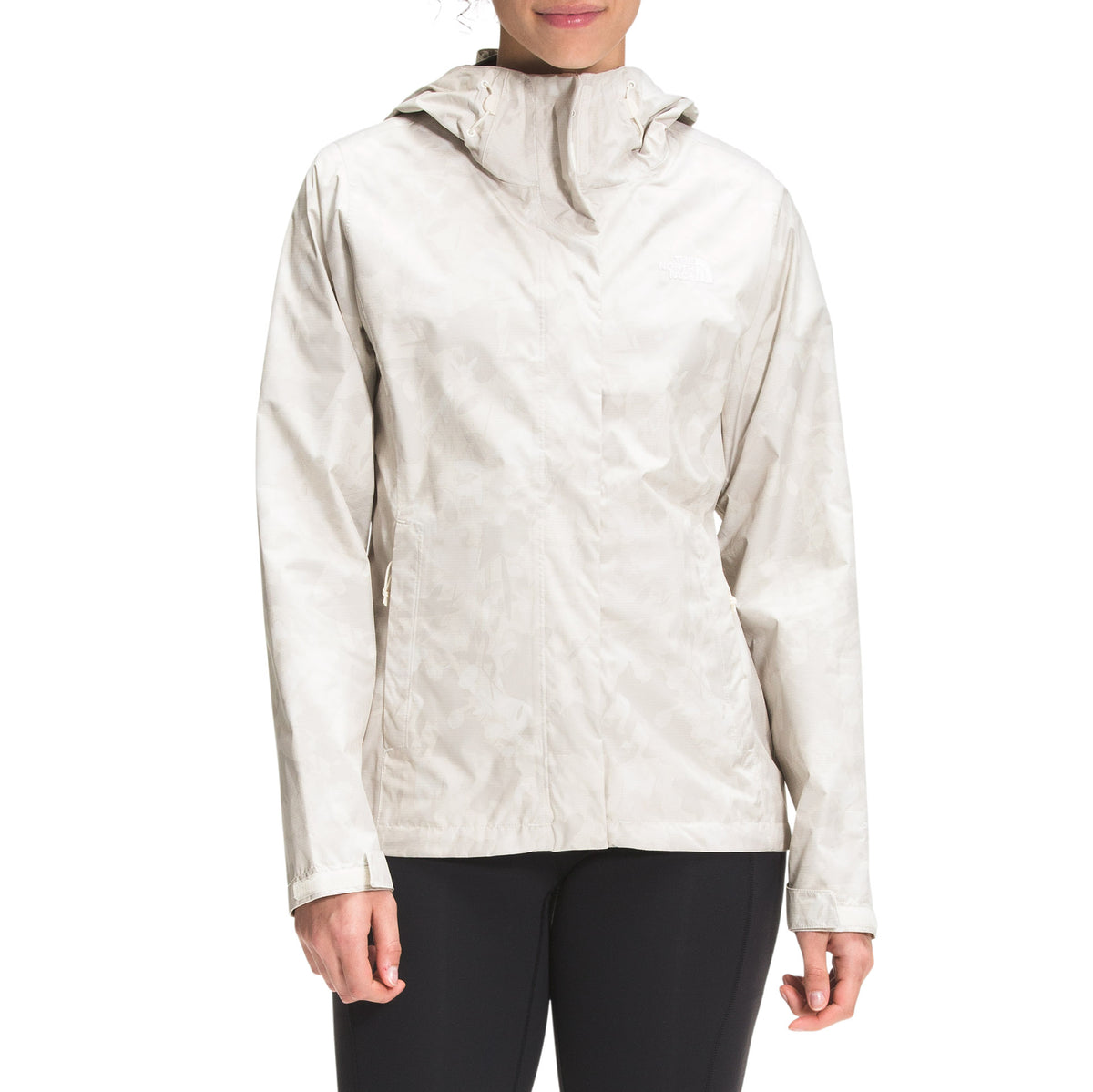 The North Face Printed Venture 2 Jacket - Women's Gardenia White Scattershot Print
