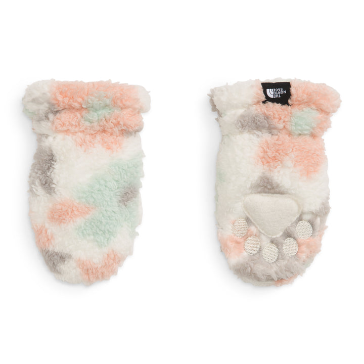 The North Face Little Bears Mittens - Toddlers' Gardenia White Polka Dot Floral Print