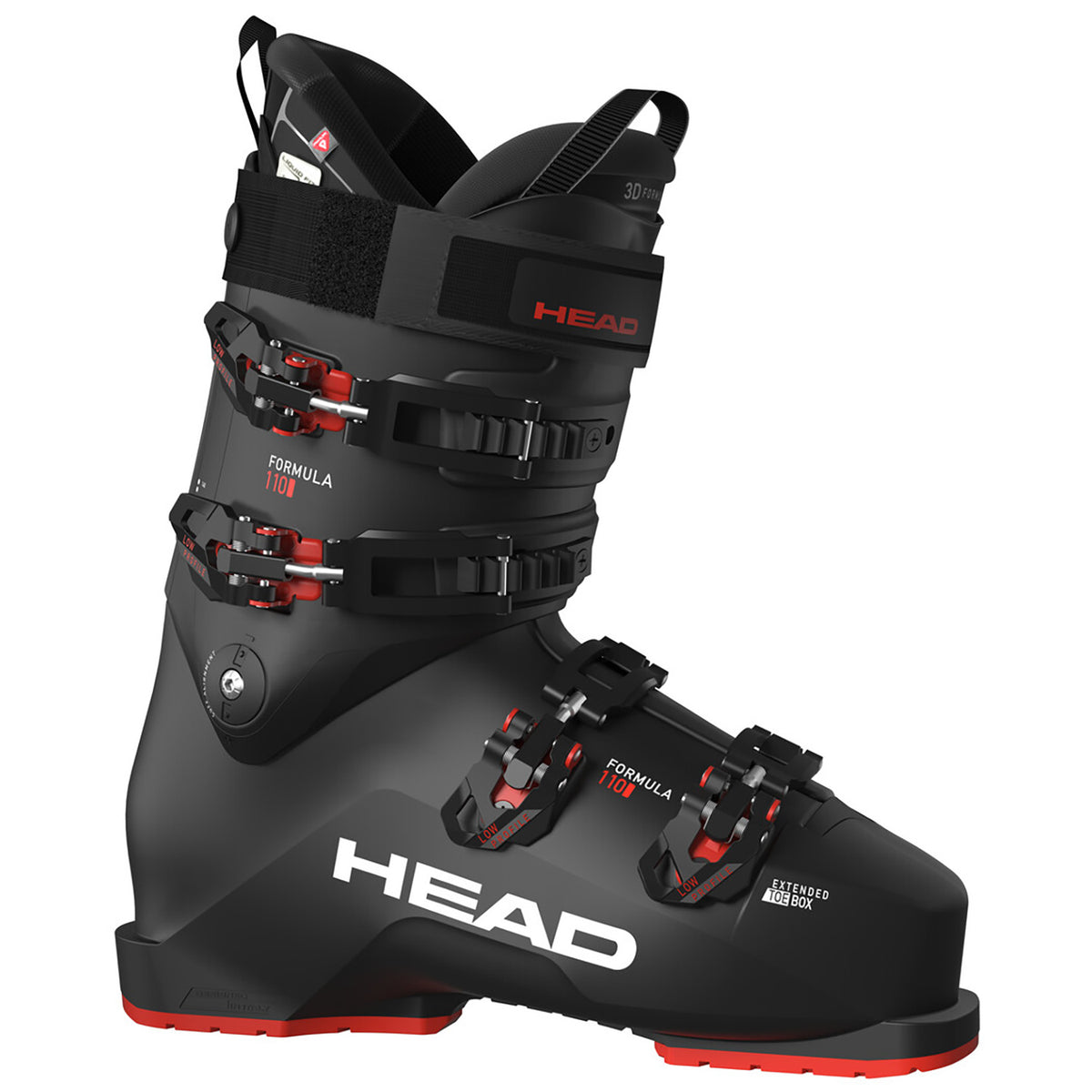 Head Formula 110 Ski Boots 2022 Black/Red