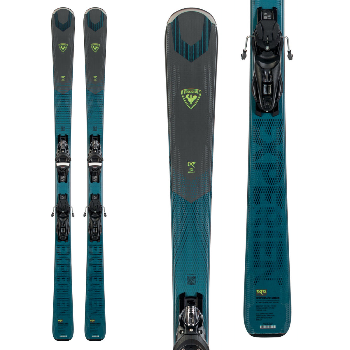 Rossignol Experience 82 Basalt Skis + SPX 12 Konnect GW Bindings 2023