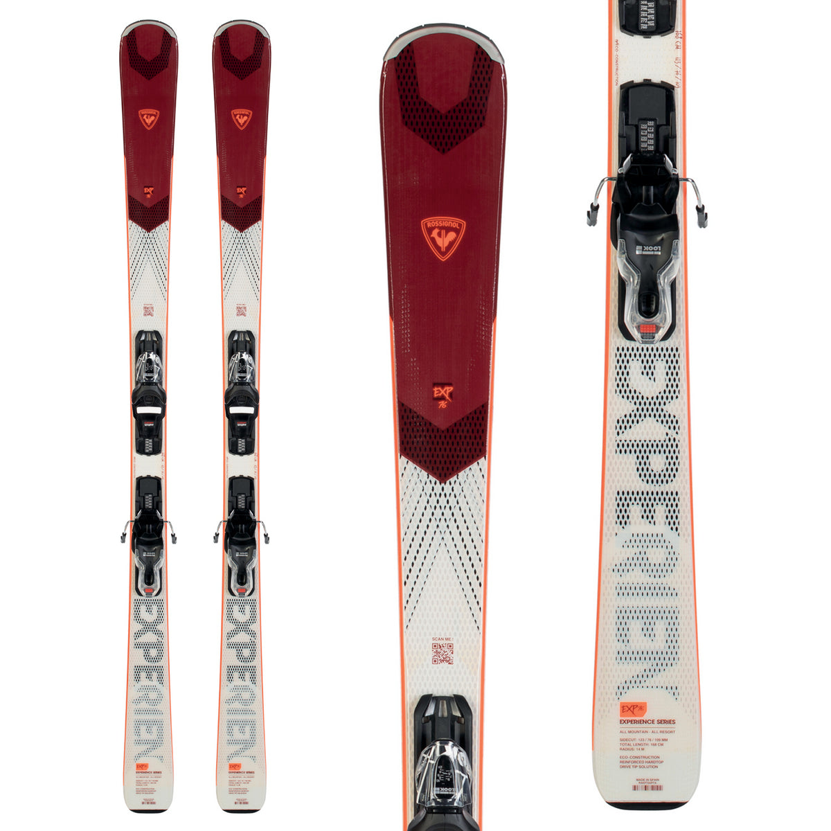 Rossignol Experience 76 Skis + Xpress 10 GW Bindings 2023