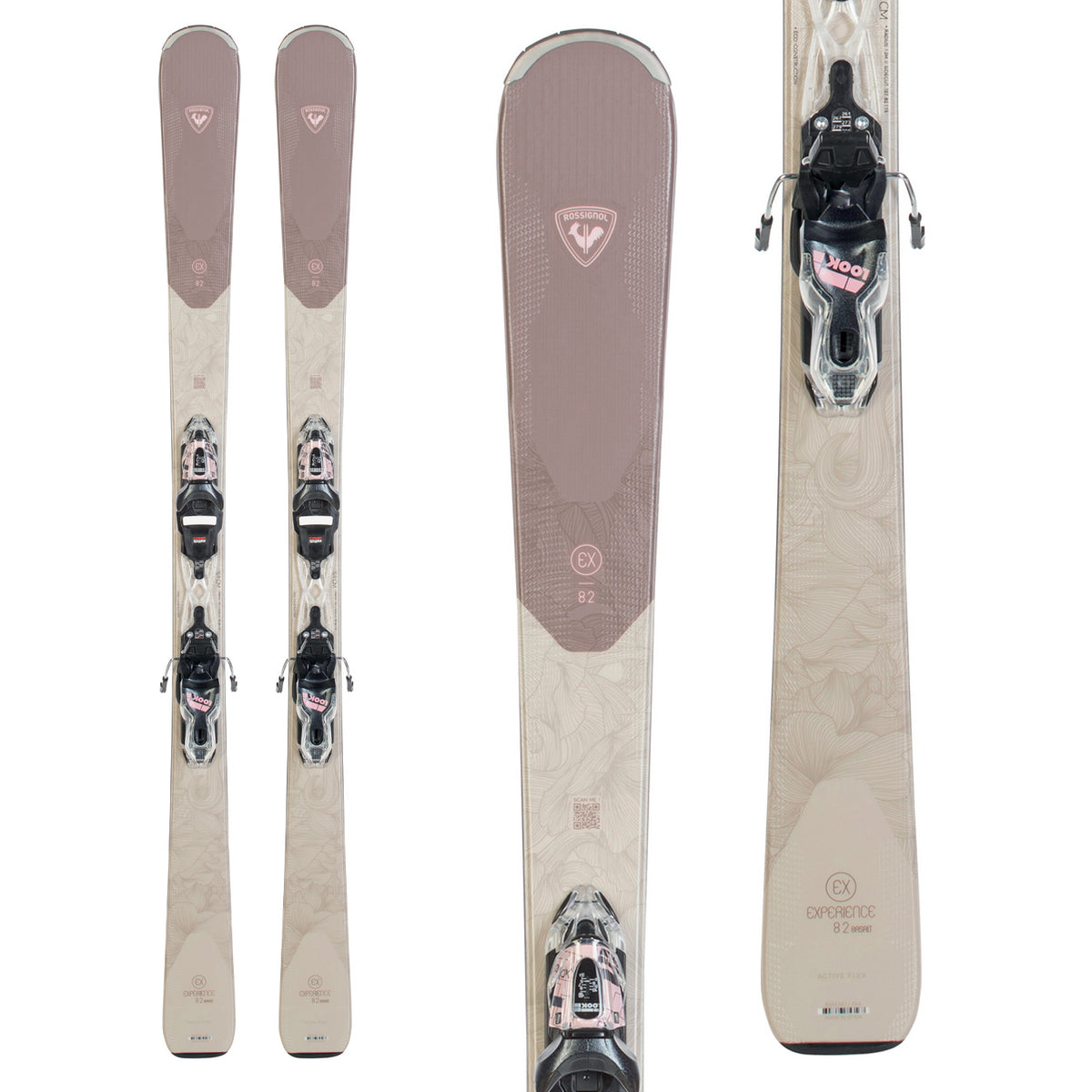 Rossignol Experience W 82 Basalt Skis + Xpress 11 GW Bindings - Women's 2023