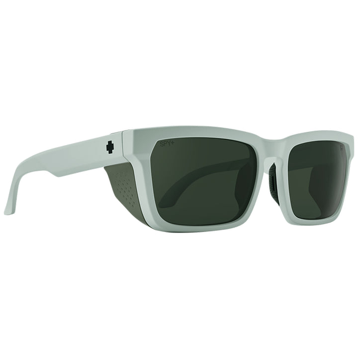 Spy Helm Tech Sunglasses Matte Vintage White/Happy Gray Green