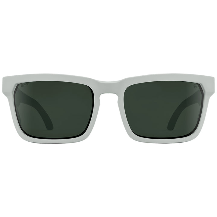 Spy Helm Tech Sunglasses Matte Vintage White/Happy Gray Green
