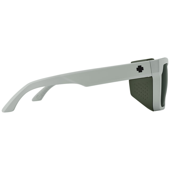 Spy Helm Tech Sunglasses Matte Vintage White/Happy Gray Green