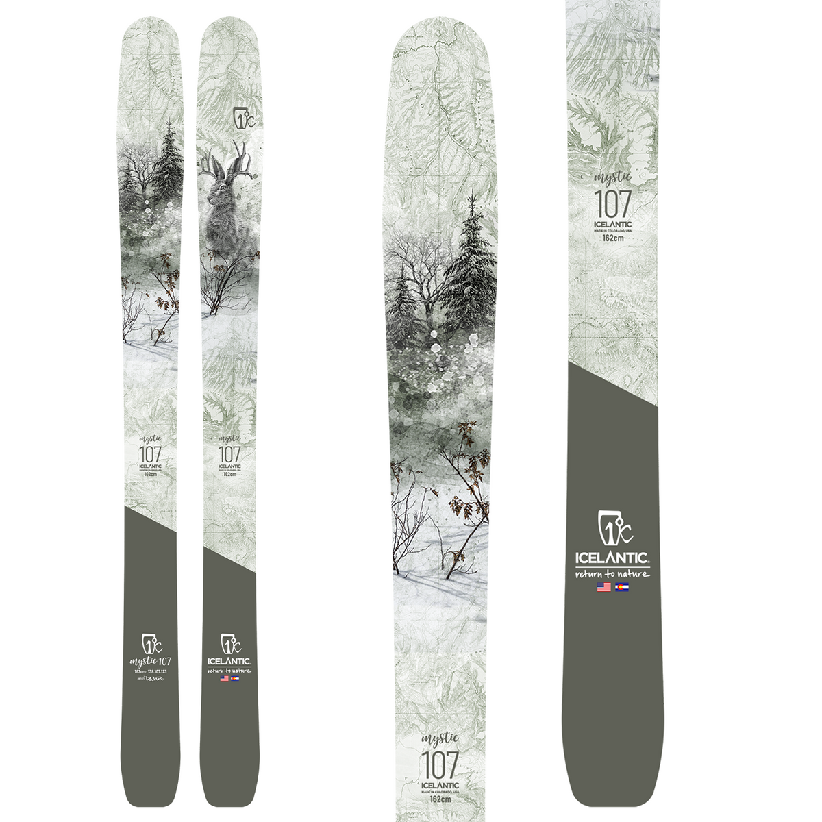 Icelantic Mystic 107 Skis - Women's 2022