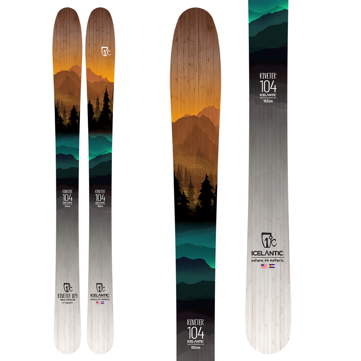 Icelantic Riveter 104 Skis - Women's 2022
