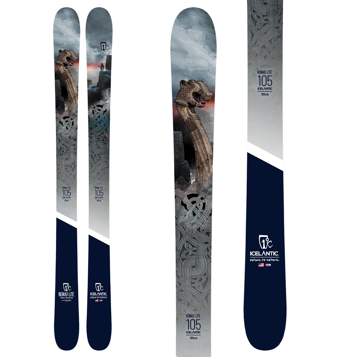 Icelantic Nomad Lite 105 Skis 2022