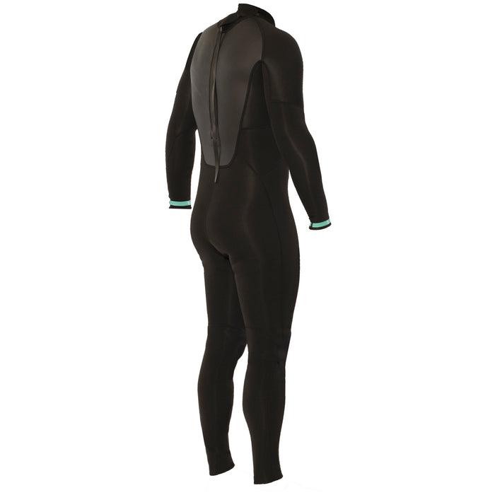 Vissla 3/2 Easy Seas Back Zip Wetsuit Black