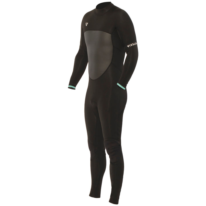 Vissla 3/2 Easy Seas Back Zip Wetsuit - Boys' Black