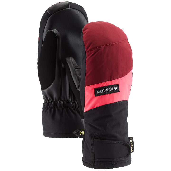 Burton Reverb GORE-TEX Mittens - Women's Mulled Berry / Potent Pink / True Black