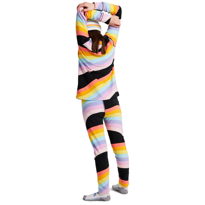 Burton Fleece Baselayer Set - Kids' True Black Rainbow Mashup
