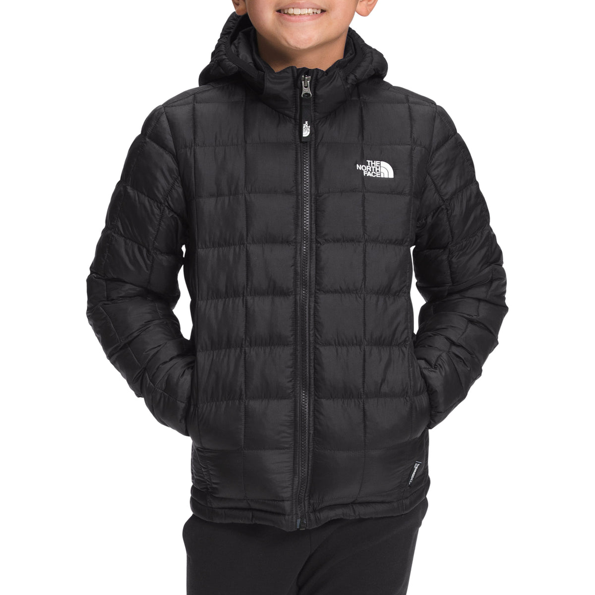 The North Face ThermoBall Eco Hoodie - Boys' TNF Black