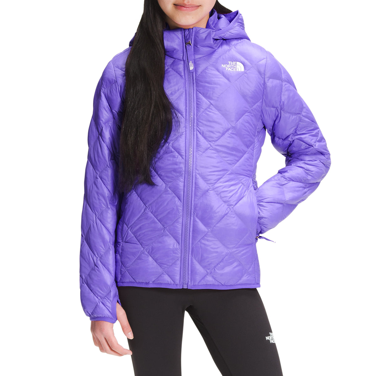 The North Face ThermoBall Eco Hoodie - Girls' Sweet Violet