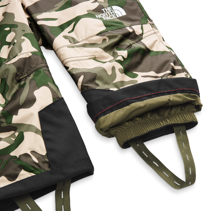 The North Face Snowquest Insulated Bibs - Toddlers' New Taupe Green Explorer Camo Print