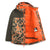 The North Face Snowquest Plus Insulated Jacket - Kids' Power Orange Marble Camo Print
