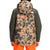 The North Face Snowquest Plus Insulated Jacket - Kids' Power Orange Marble Camo Print