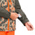 The North Face Snowquest Plus Insulated Jacket - Kids' Power Orange Marble Camo Print
