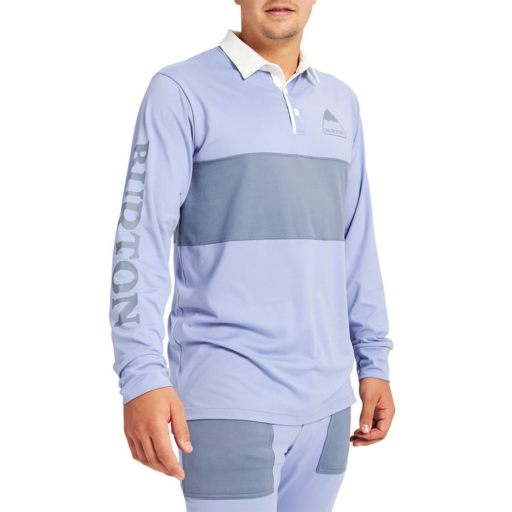 Burton Midweight Rugby Shirt Foxglove Violet / Folkstone Gray