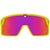 Spy Monolith Sunglasses Matte Neon Yellow/Happy Gray Green Pink Spectra Mirror