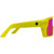 Spy Monolith Sunglasses Matte Neon Yellow/Happy Gray Green Pink Spectra Mirror