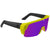 Spy Monolith 5050 Sunglasses Matte Neon Yellow/Happy Bronze Purple Spectra Mirror