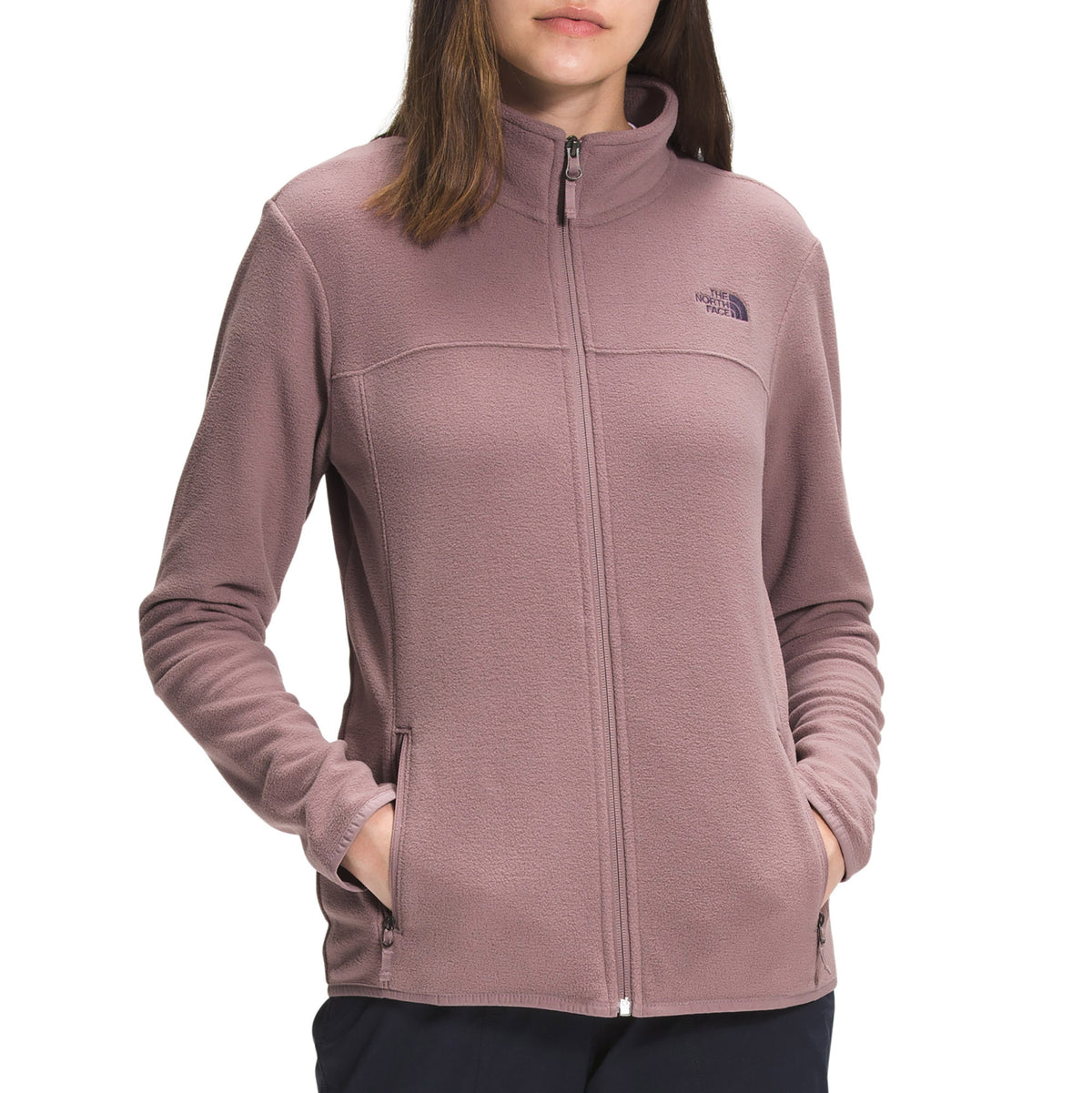 The North Face TKA Glacier Full Zip Jacket - Women's Twilight Mauve