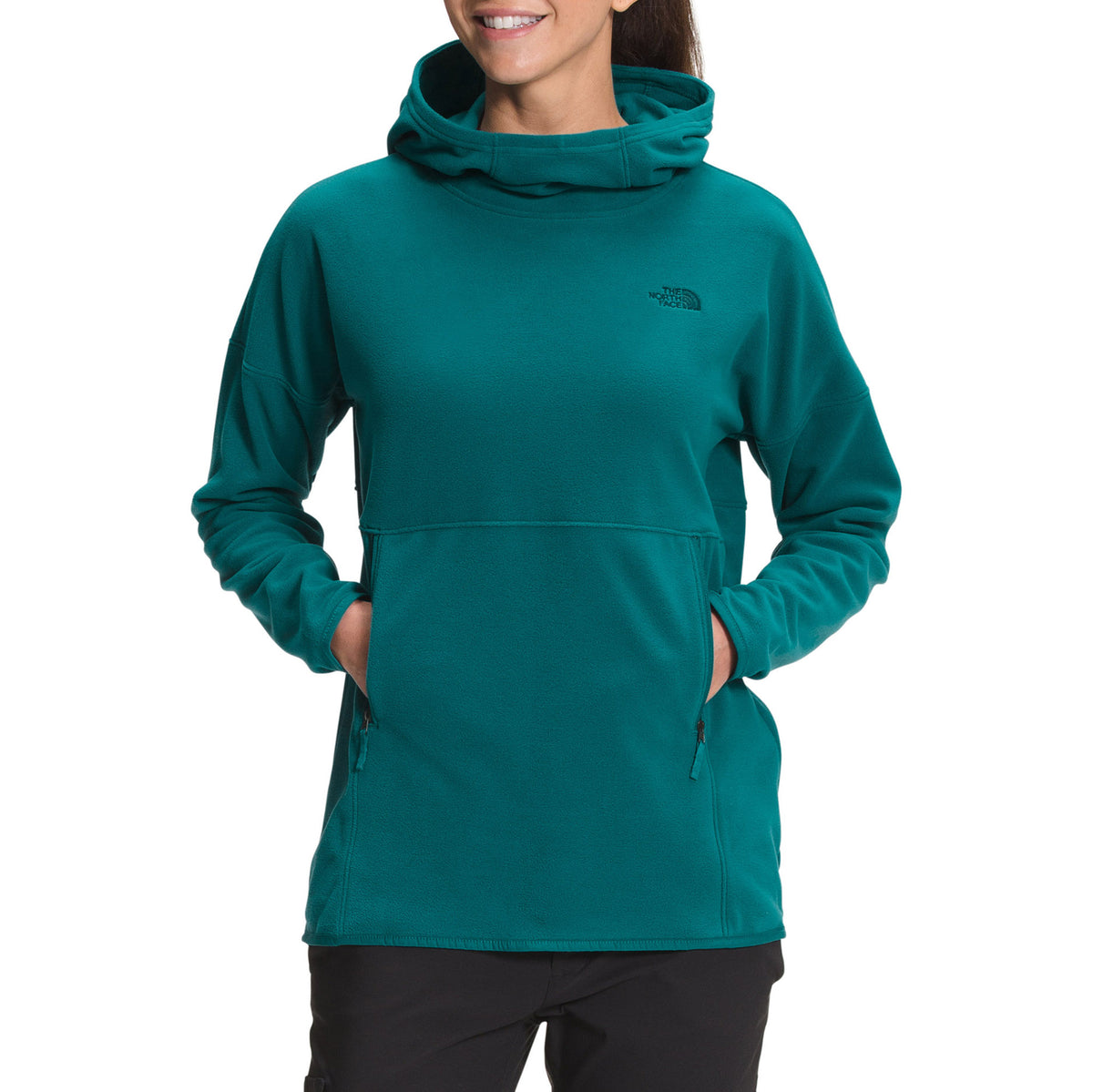 The North Face TKA Glacier Pullover Hoodie - Women's Shaded Spruce