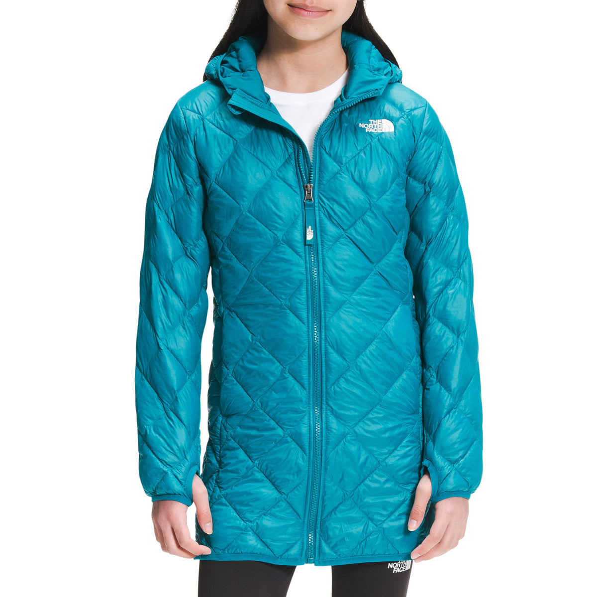 The North Face ThermoBall Eco Parka Jacket - Girls' Deep Lagoon