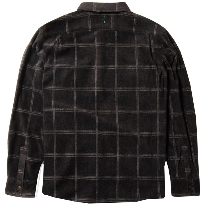 Vissla Eco-Zy Long-Sleeve Polar Flannel - Men's Phantom
