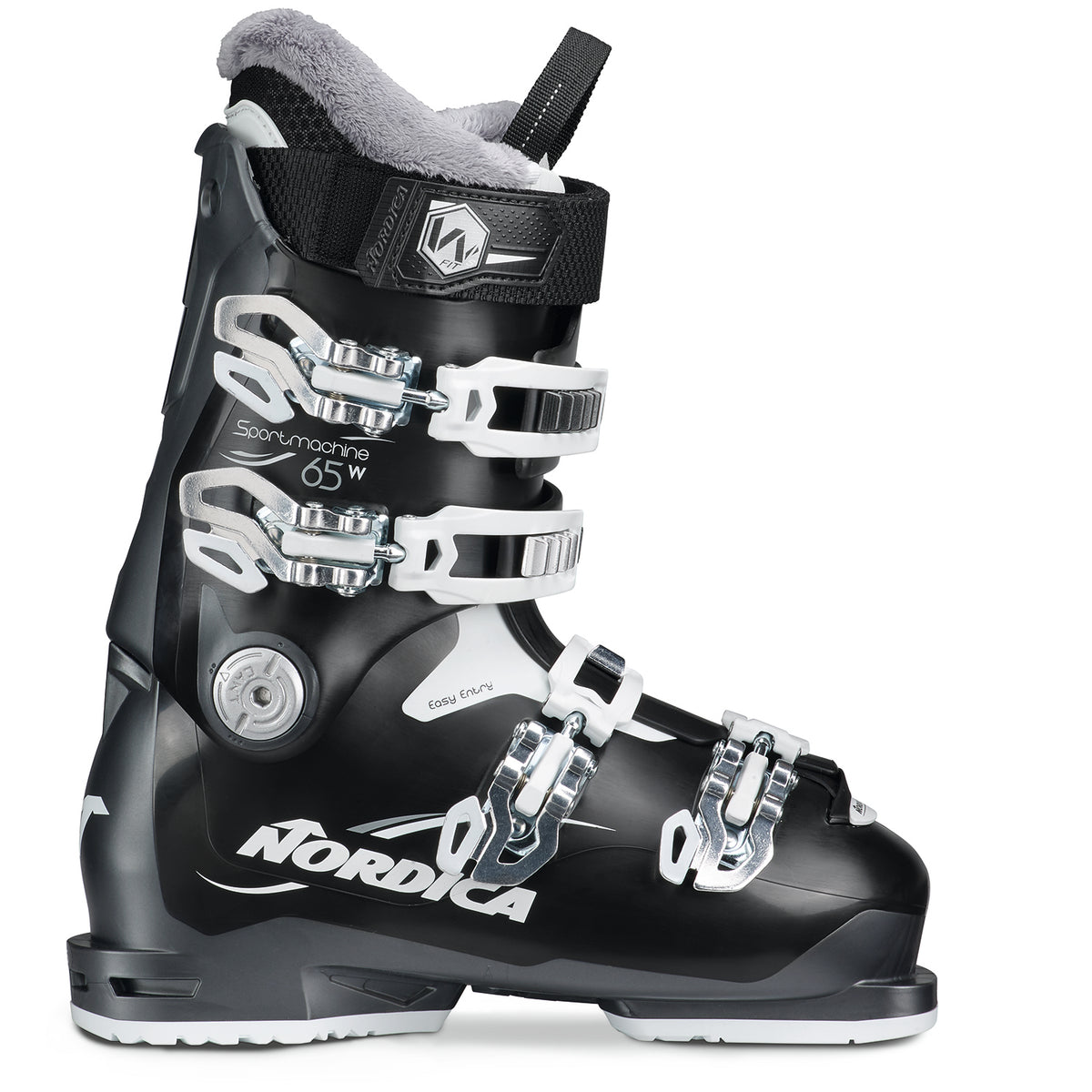 Nordica Sportmachine 65 W Ski Boots - Women's 2024 Black/Anthracite/White