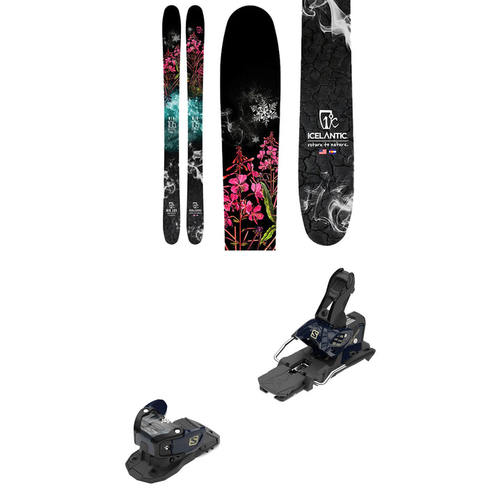Icelantic Nia 105 Skis + Salomon Warden MNC 13 Ski Bindings - Women's 2021