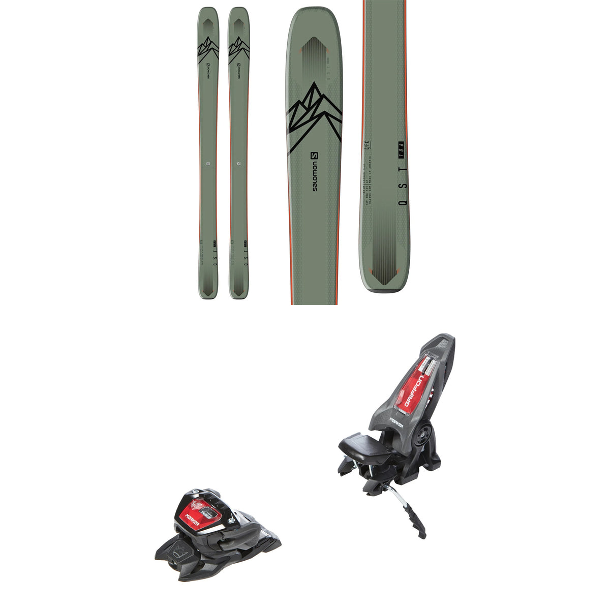 Salomon QST 106 Skis + Marker Griffon 13 ID Ski Bindings 2021