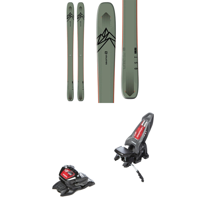 Salomon QST 106 Skis + Marker Griffon 13 ID Ski Bindings 2021