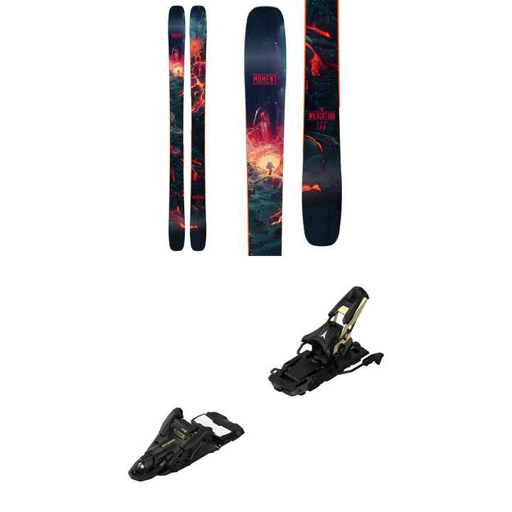 Moment Wildcat 108 Skis + Atomic Shift MNC 13 Alpine Touring Ski Bindings 2021