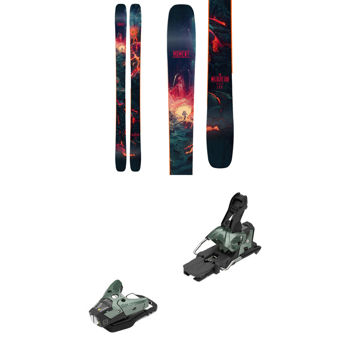 Moment Moment Wildcat 108 Skis + Salomon STH2 WTR 16 Ski Bindings 2021