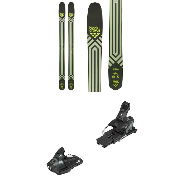 Black Crows Anima Skis + Salomon STH2 WTR 13 Ski Bindings 2021