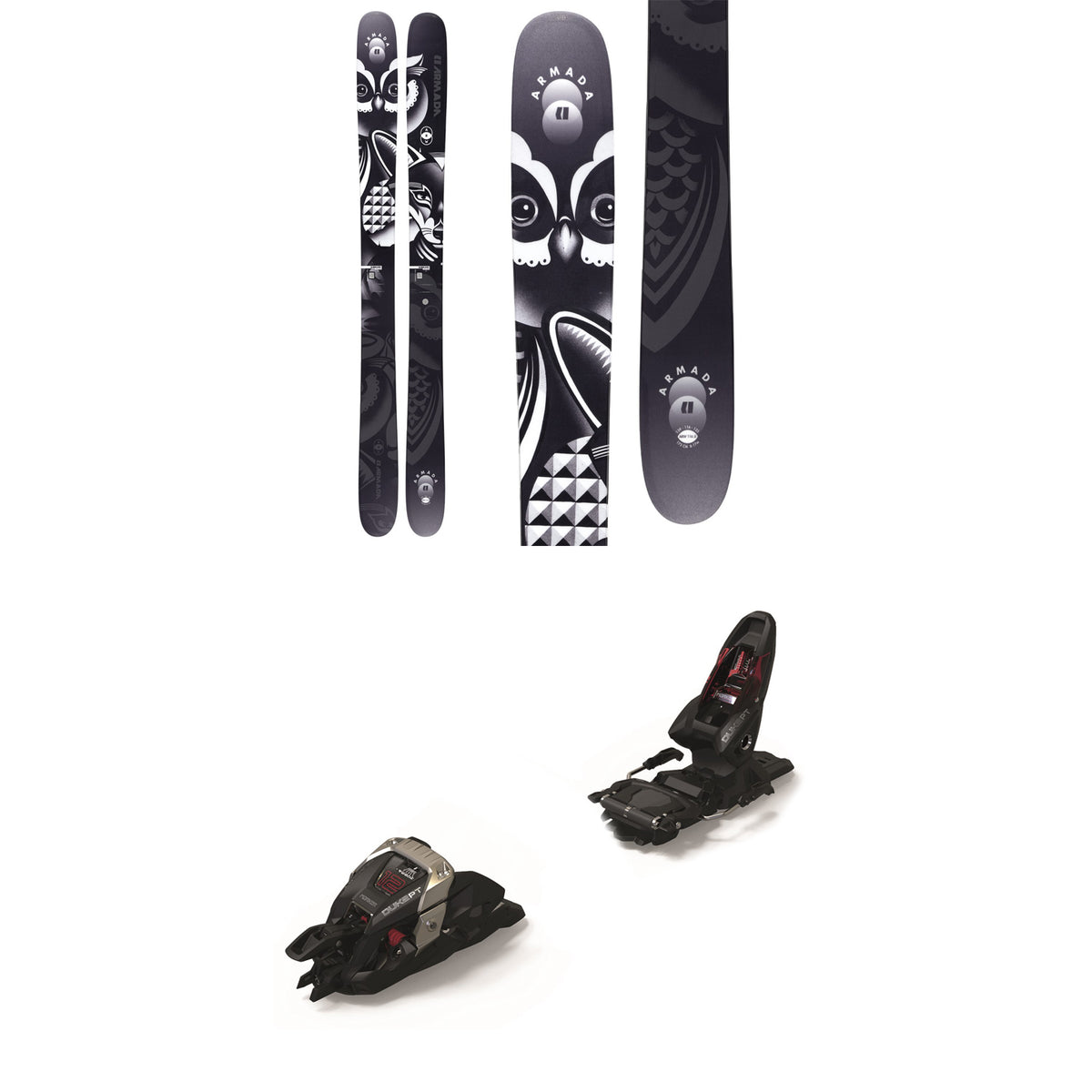 Armada ARW 116 VJJ UL Skis + Marker Duke PT 12 Alpine Touring Ski Bindings - Women's 2021