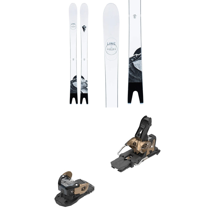 Line Skis Sakana Skis + Salomon Warden MNC 13 Ski Bindings 2021